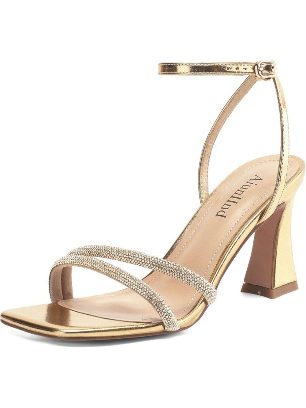 Stylish Chunky Heels, Open Toe Strappy Sandals for Women, 3.15 Inch Height